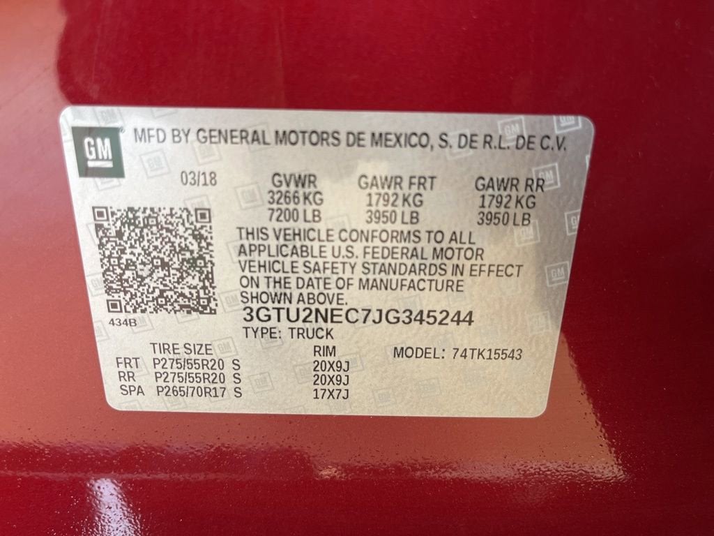 2018 GMC Sierra 1500 SLT