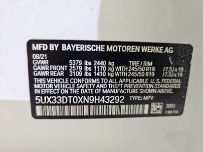 2022 BMW X4 xDrive30i
