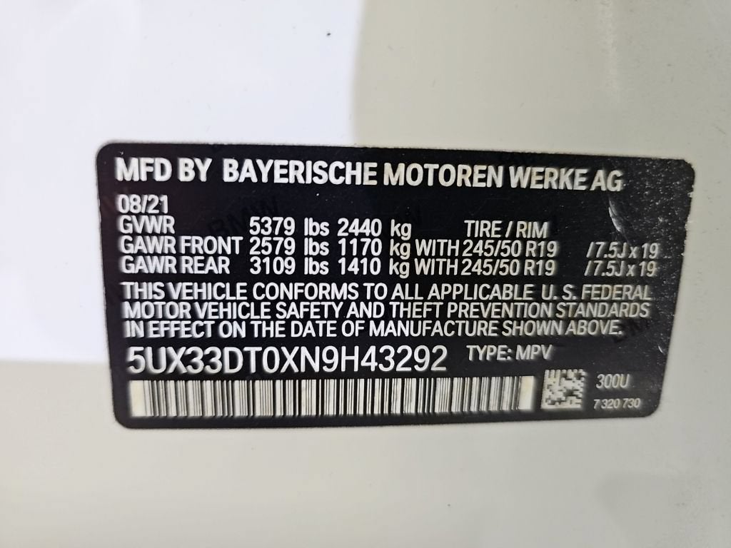 2022 BMW X4 xDrive30i