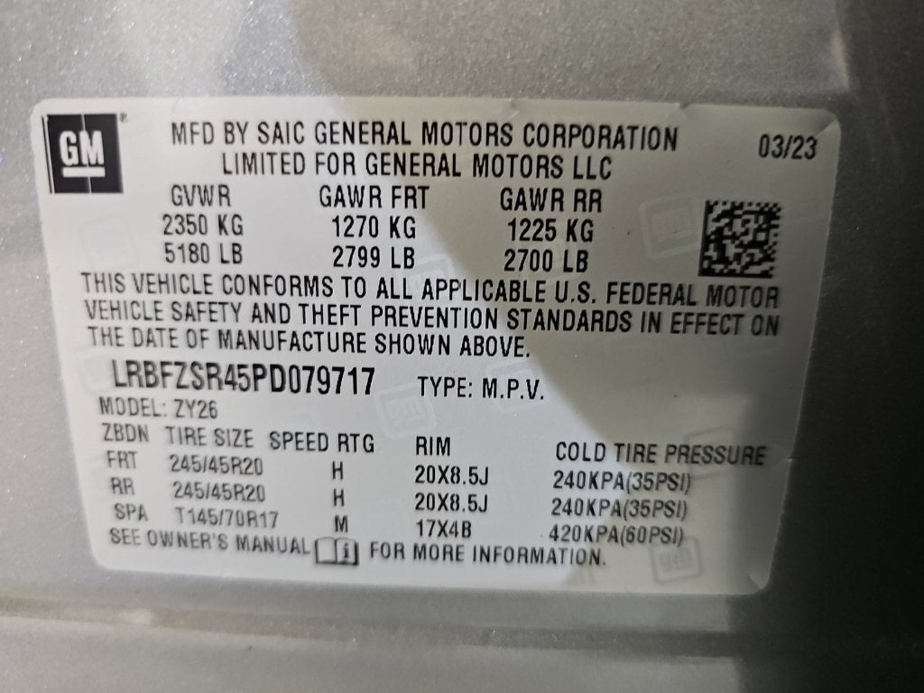 2023 Buick Envision Avenir