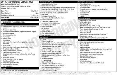 2019 Jeep Cherokee Latitude Plus