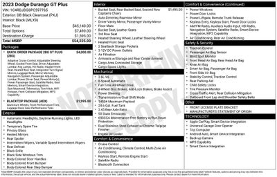 2023 Dodge Durango GT Plus AWD