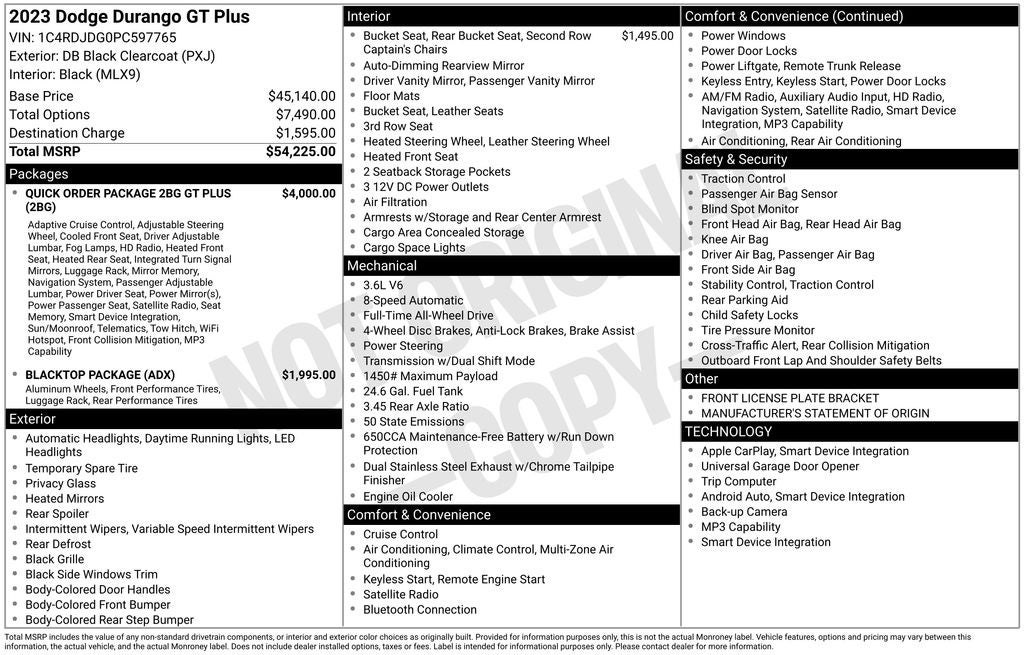 2023 Dodge Durango GT Plus AWD