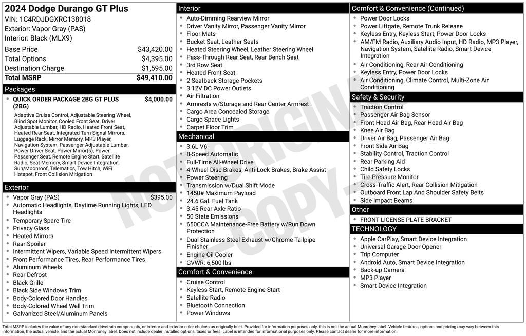 2024 Dodge Durango GT Plus