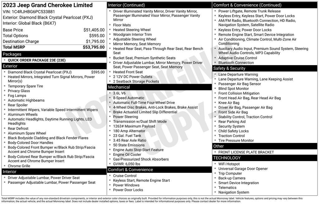 2023 Jeep Grand Cherokee Limited