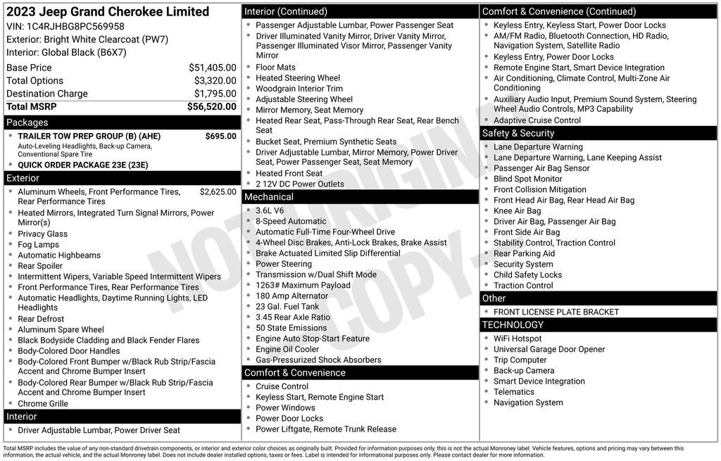 2023 Jeep Grand Cherokee Limited