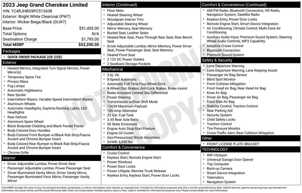 2023 Jeep Grand Cherokee Limited