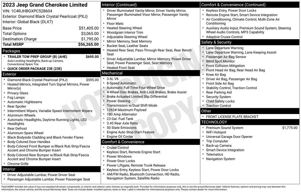 2023 Jeep Grand Cherokee Limited 4x4