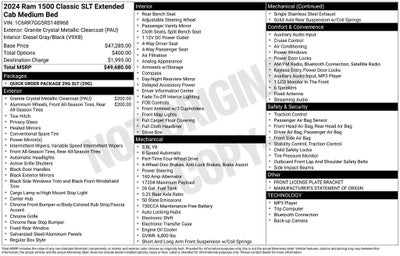 2024 RAM 1500 Classic SLT