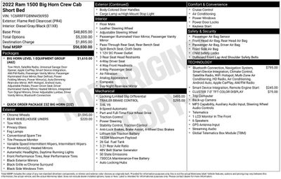 2022 RAM 1500 Big Horn/Lone Star
