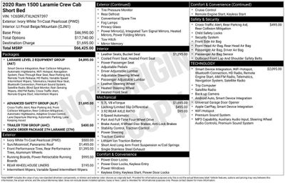 2020 RAM 1500 Laramie