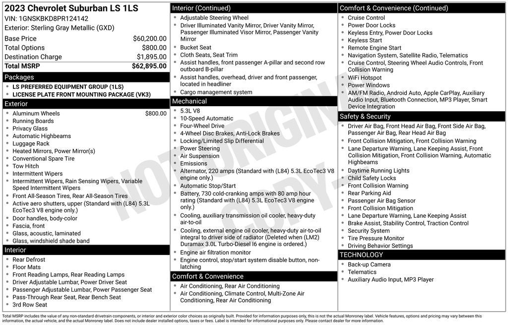2023 Chevrolet Suburban 4WD LS