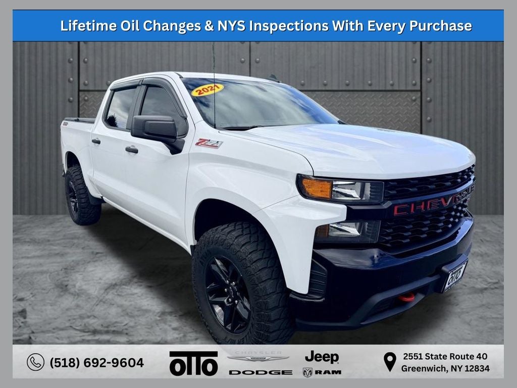 2021 Chevrolet Silverado 1500 4WD Crew Cab Short Bed Custom Trail Boss
