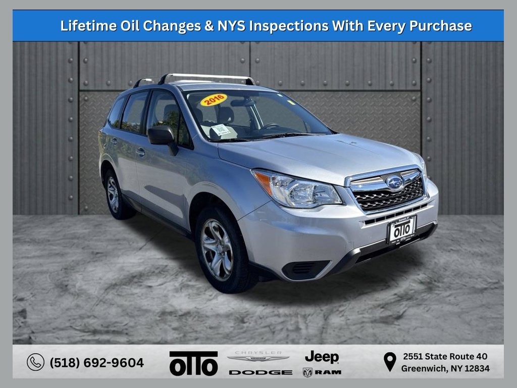 2016 Subaru Forester 2.5i ONE OWNER / 6 SPEED!