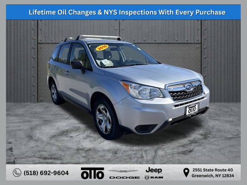 2016 Subaru Forester 2.5i ONE OWNER / 6 SPEED!