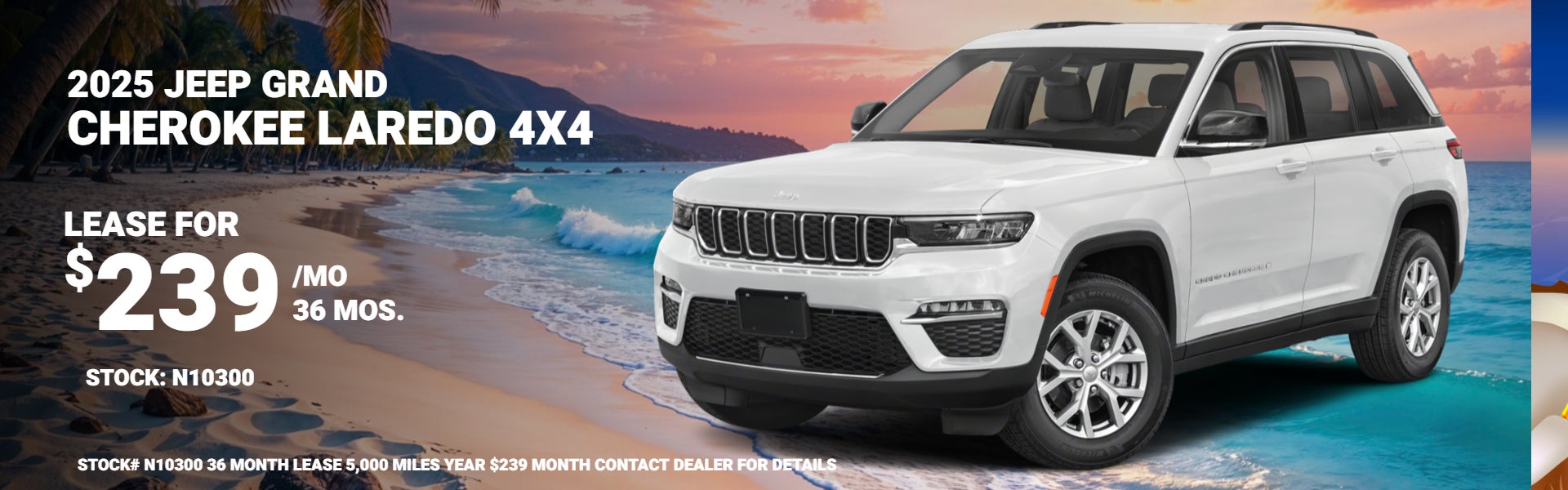 White Grand Cherokee