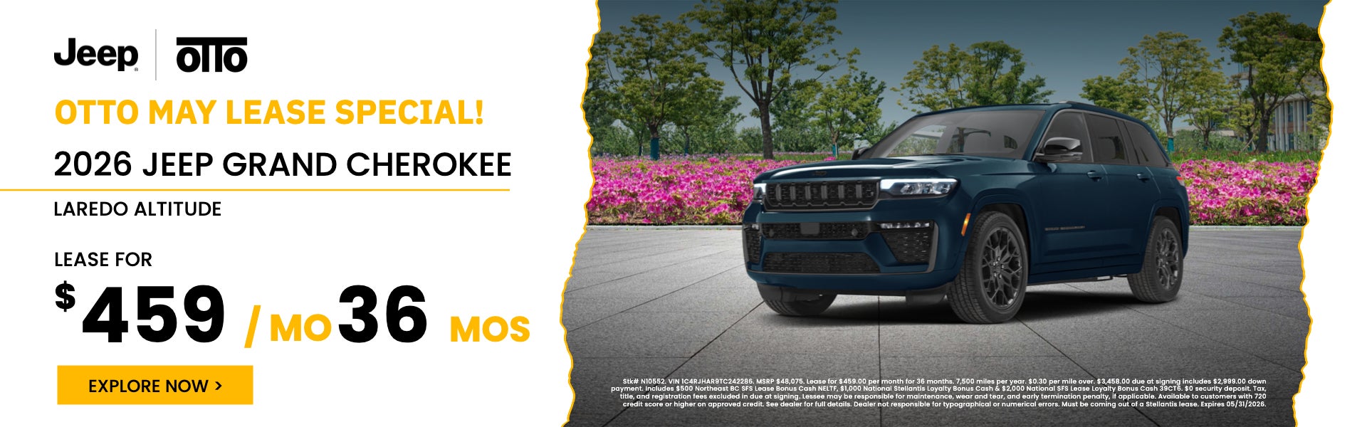 2026 Jeep G. Cherokee Laredo Altitude 