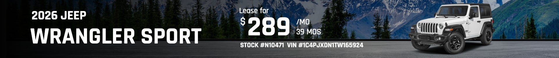2026 JEEP WRANGLER SPORT