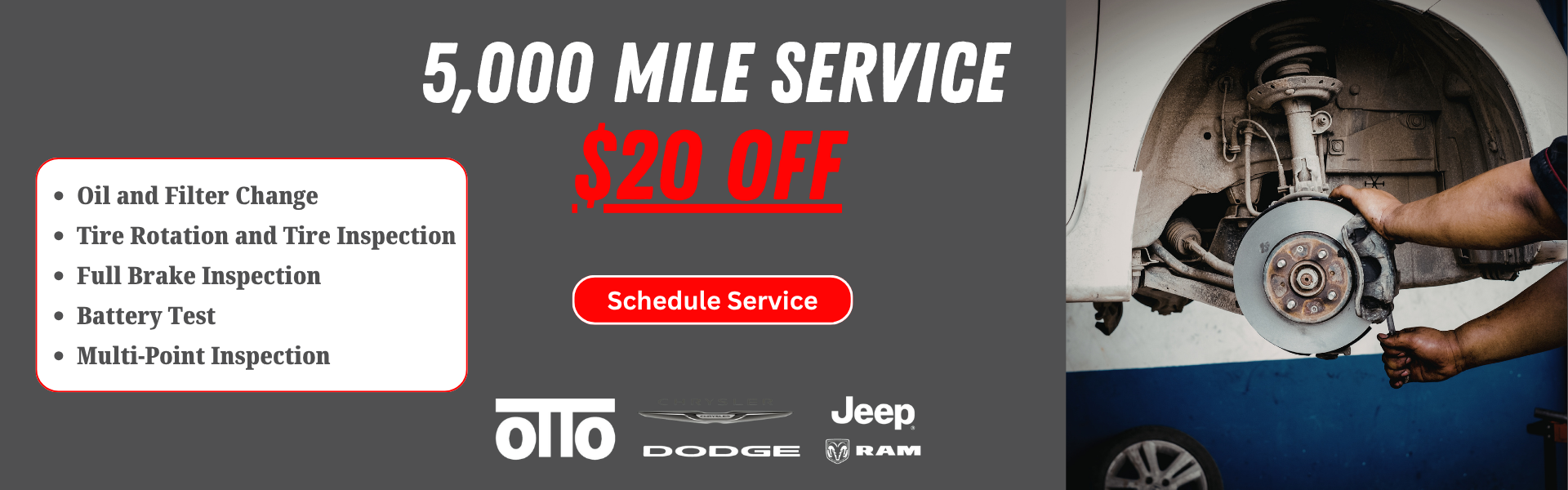 5000 mile service