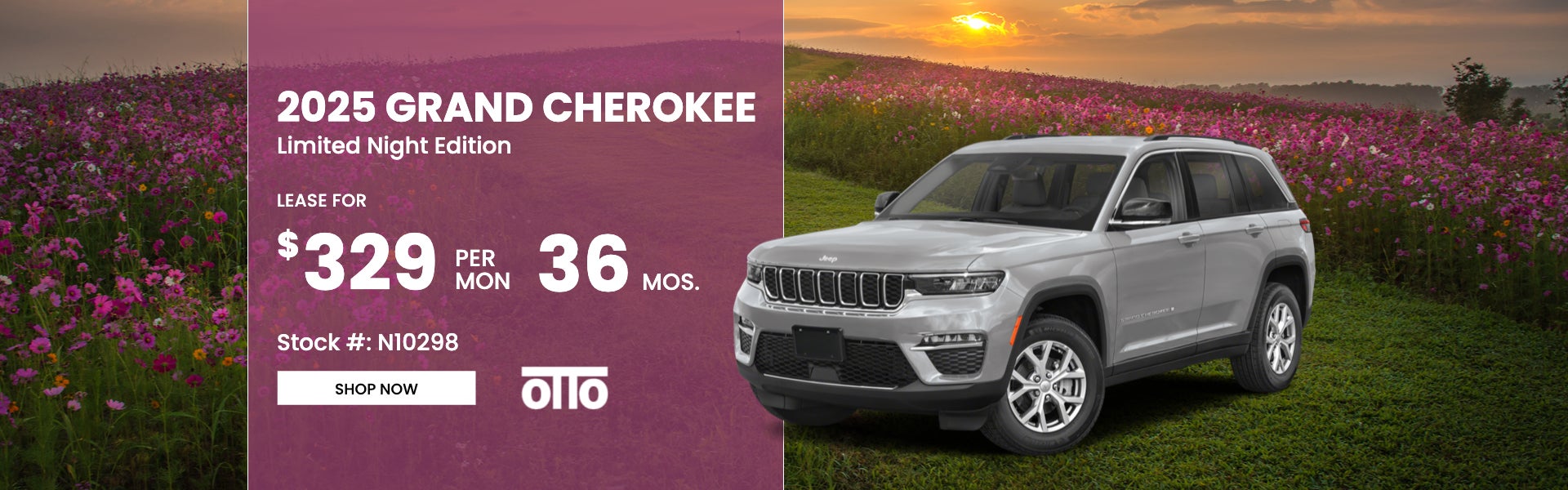 2025 Grand Cherokee Limited Night Edition Lease for $329/MO